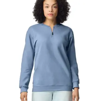 Gildan Chandail en molleton Unisex Softstyle Poids moyen Glissière mi-hauteur